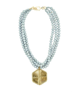 Collar Necklace - Hexagon