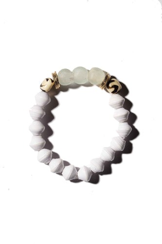 Paper + Glass Bracelet
