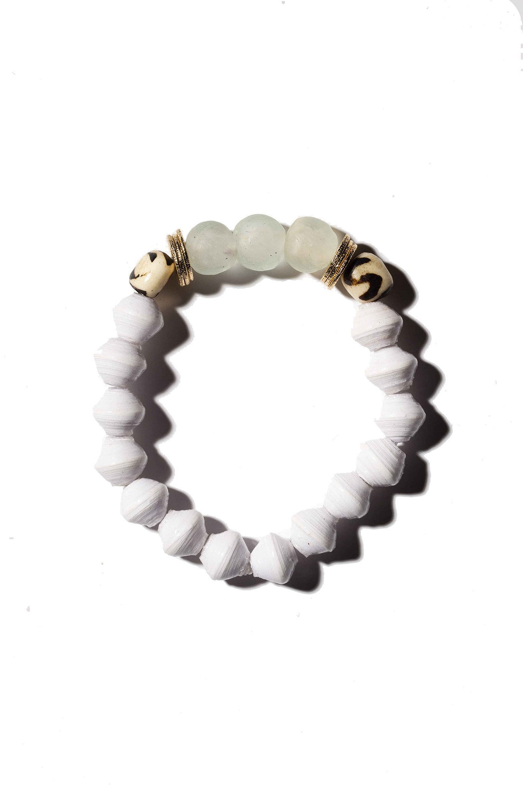 Paper + Glass Bracelet