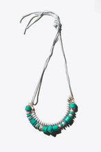 Load image into Gallery viewer, Leather &amp; Paper Necklace