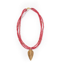 Load image into Gallery viewer, Large Leaf Necklace
