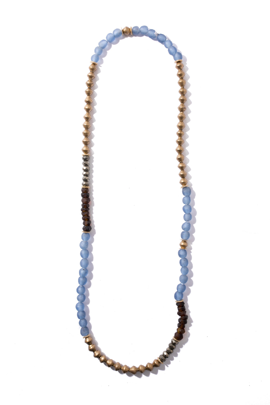 Metallic Paper, Pyrite and Glass Necklace - Exclusive to Neiman Marcus