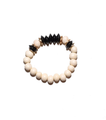 Nile White and Black Bracelet 2