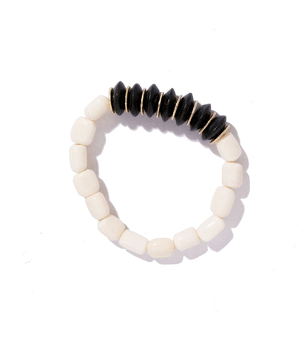 Nile Black and White Bracelet