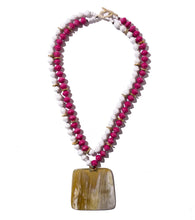 Load image into Gallery viewer, Two-Strand Horn Necklace