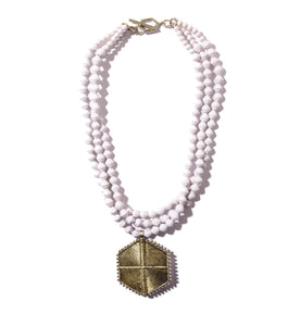 Collar Necklace - Hexagon