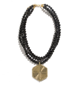 Collar Necklace - Hexagon