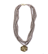 Load image into Gallery viewer, Demi Necklace with Hexagon Pendant