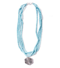 Load image into Gallery viewer, Demi Necklace with Hexagon Pendant
