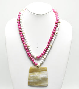 Two-Strand Horn Necklace