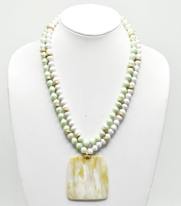 Two-Strand Horn Necklace