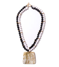 Load image into Gallery viewer, Two-Strand Horn Necklace