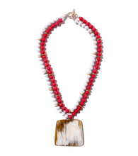 Load image into Gallery viewer, Two-Strand Horn Necklace