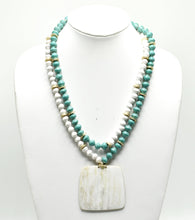 Load image into Gallery viewer, Two-Strand Horn Necklace