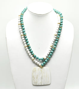 Two-Strand Horn Necklace