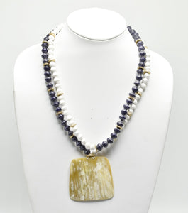 Two-Strand Horn Necklace