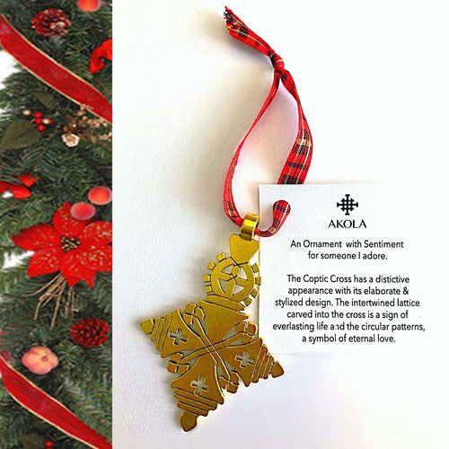 Christmas Ornament - Gold Pendant