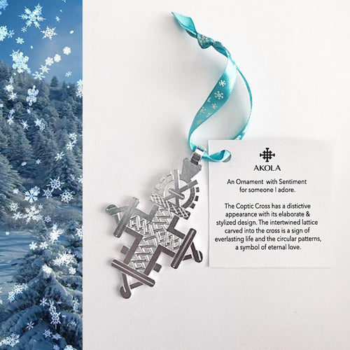 Christmas Ornament - Silver Pendant